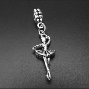 Ballerina dancer charms ballet bracelet charms fits pandora European bracelets